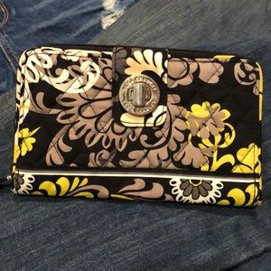 Vera Bradley turn lock wallet
